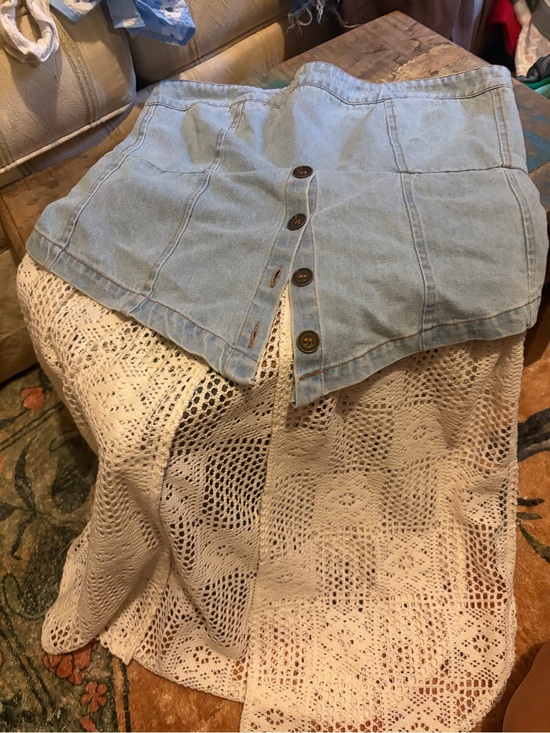 gimmicks by BKE Tops - gimmicks by BKE Light Blue Button-Front Denim shirt